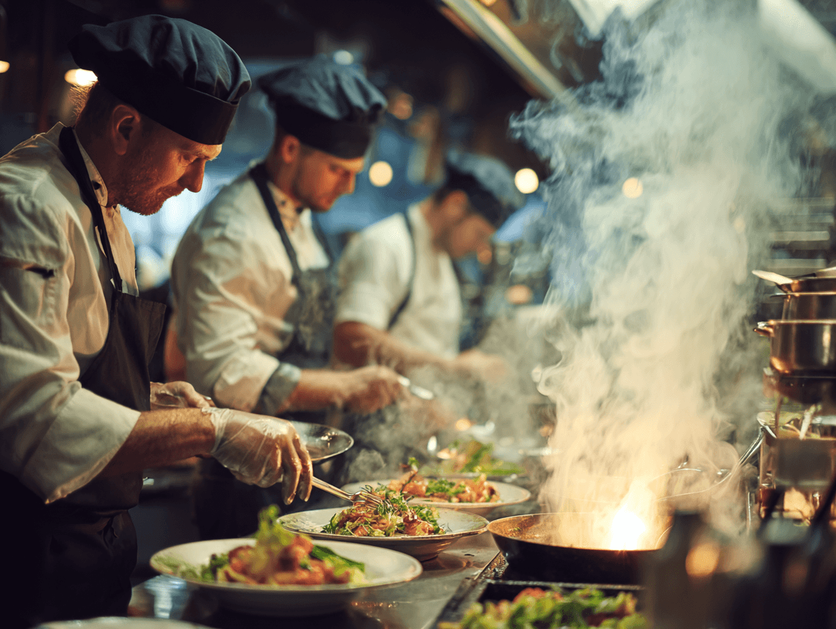 Restaurangchef som använder KrogCoach